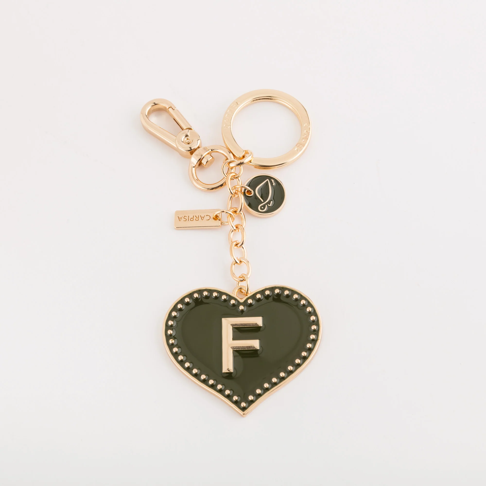 Portachiavi Metallo Donna - Heart letters keycha - Image 2